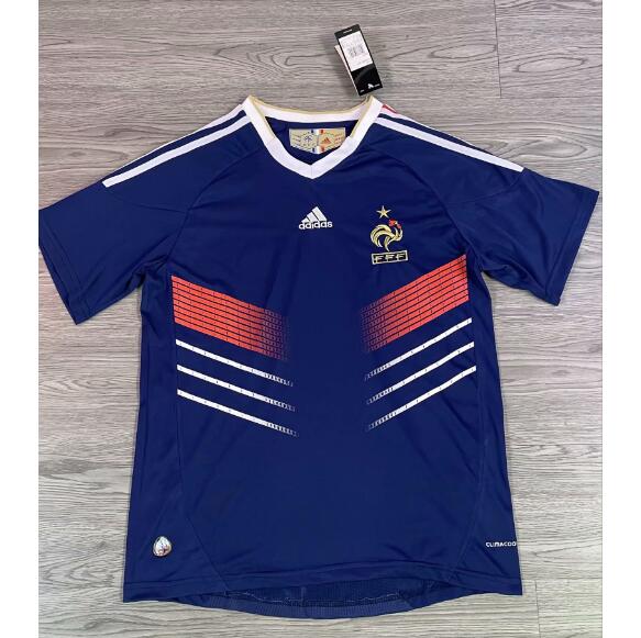 2010 France Retro Home Kit Soccer Jersey